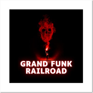 grand funk railroad red smoke Posters and Art